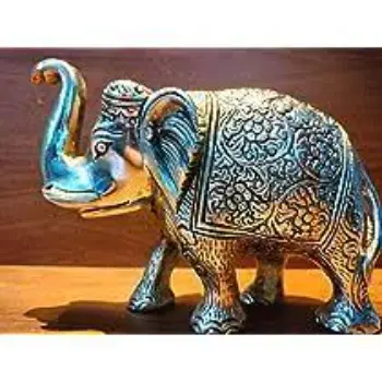 Metal Elephant Statue 